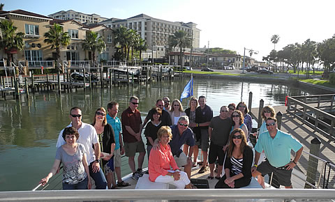 Minnesota Corporate Sales Incentive Trip Group Sunset Excursion Clearwater Beach Florida