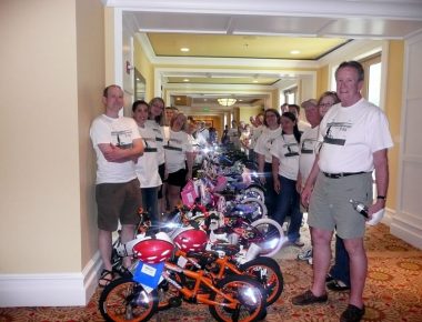 Annual Meeting Clearwater Beach Florida Bicycle Building Volunteer Event