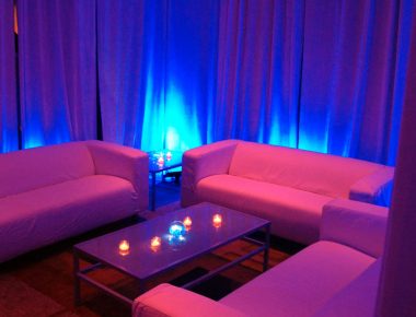 Meeting Evening Reception White Party Decor Orlando Florida