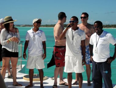 Minnesota Corporate Sales Incentive Trip Private Catamaran Sailing Excursion Punta Cana Dominican Republic