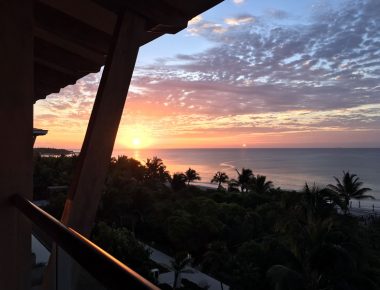 UNICO Resort and Spa at Riviera Maya Mexico Beautiful Sunrise