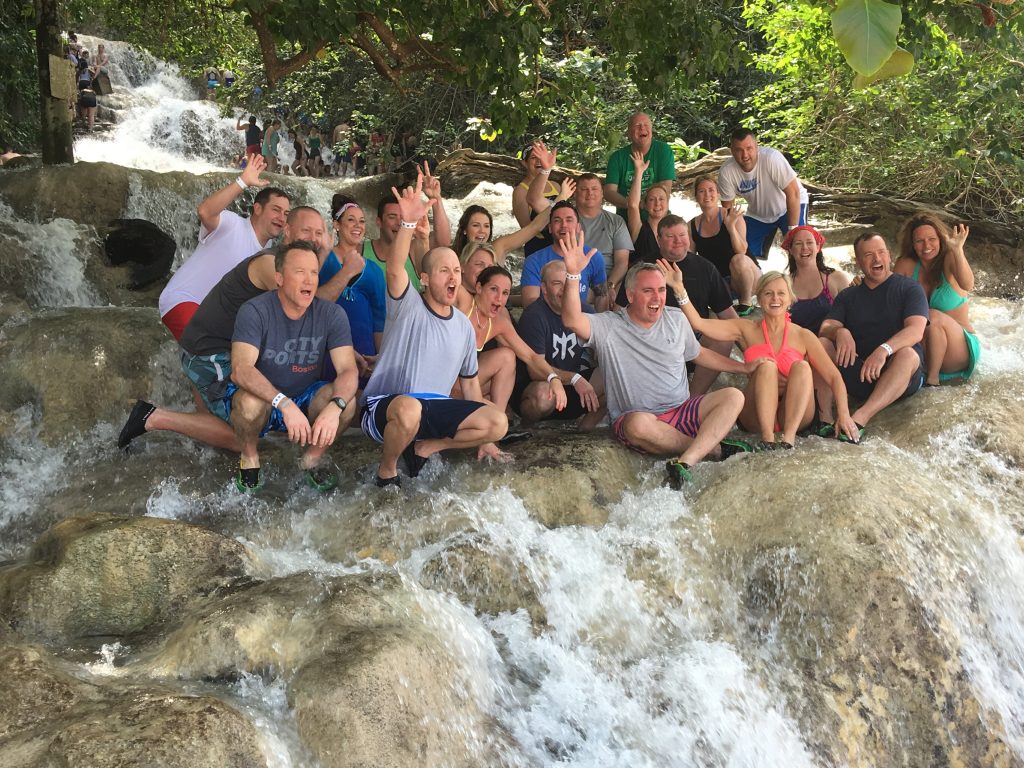 dunn river falls jamaica incentive trip